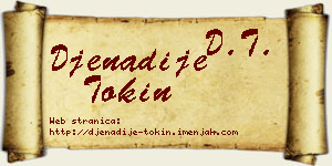 Đenadije Tokin vizit kartica